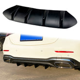 Heck Diffusor Heckansatz Schwarz für Mercedes C W206 S206 AMG-Line ab 2021